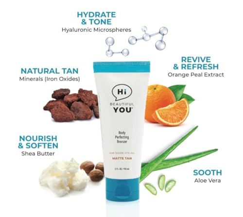 Body & Leg Perfecting Bronzer - Instant Natural Tan, Waterproof