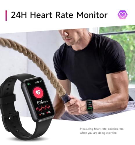 Fitness Tracker with Heart Rate, Blood Oxygen & Sleep Monitor