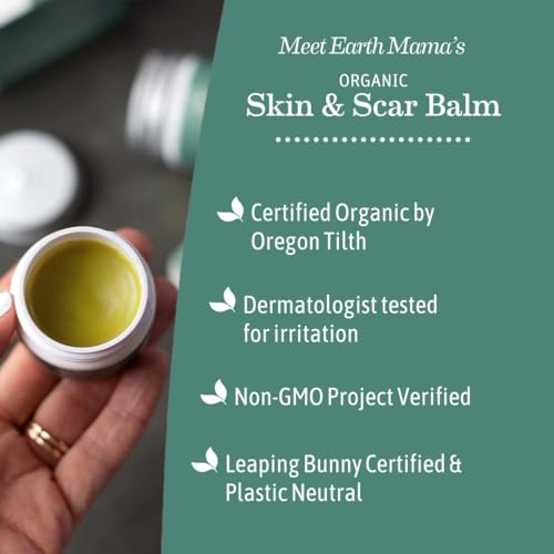 Earth Mama Organic Skin & Scar Balm, 2 Pack (2 fl oz)