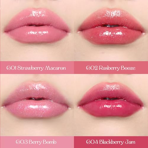 Flower Knows Rococo Glowy Lip Gloss - G02 Hot Pink Shimmer