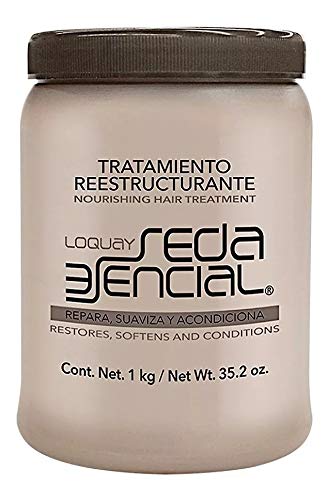 LOQUAY Nourishing Hair Treatment/Properties of Wheat Protein, Soy Protein, Oat Extracts/Tratamiento Reestructurante (1kg/ 35,2 oz)