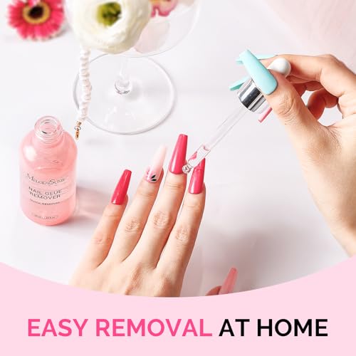 MelodySusie 50ML Non-Acetone Gel Nail Remover for Acrylic Tips