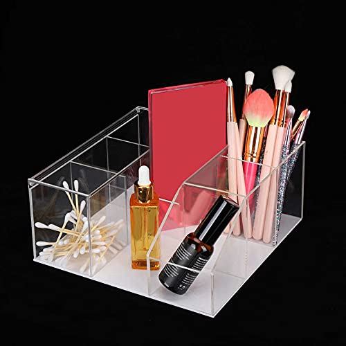Eyelash Organizer with Tweezers Holder - Acrylic Storage Box