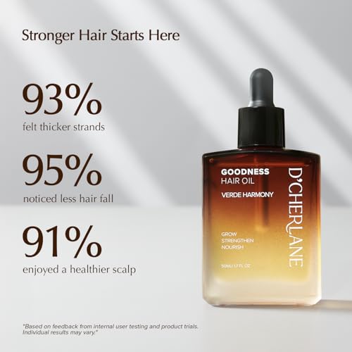 D'Cherlane Hair Growth Oil - Rosemary, Argan & Castor Oil