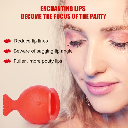 Fish-Shaped Lip Plumper | Silicone Lip Enhancer for Fuller Lips