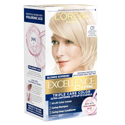 L'Oreal Paris Excellence Crème Hair Color 01 Extra Light Natural Ash Blonde