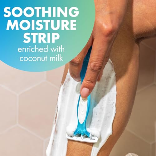 BIC Soleil 4 Disposable Razors, 4-Blade, 10-Pack for Smooth Shave