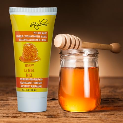 Reshma Beauty Honey Peel Off Mask | Removes Blackheads & Excess Oil | Pore Purifying and Cleasning | Cruelty Free | Peel Off Mask for All Skin Types (Pack of 6)