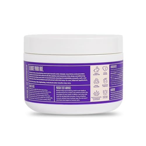 oVertone Vivid Violet Color Depositing Hair Mask, 8 oz