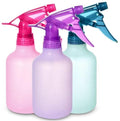 Alpree 3-Pack 12oz Refillable Spray Bottles - Colored Squirt & Cleaning Solutions