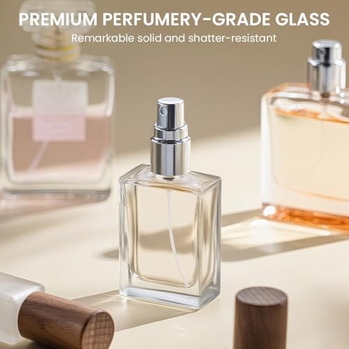 Perfume Atomizer 10ml Glass Travel Bottle (5-Pack)
