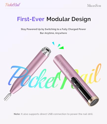 Cordless Pen-Shaped Nail Drill for Manicures - Portable & Adjustable Speed