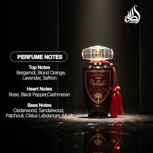 Lattafa Mohra for Unisex Eau de Parfum Spray, 3.4 Ounce / 100 ml