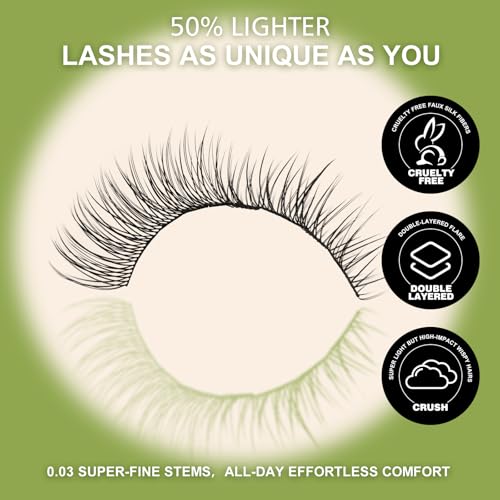 Crush Wispy Lash Clusters - 10-14mm DIY Eyelash Extension Kit 210Pcs