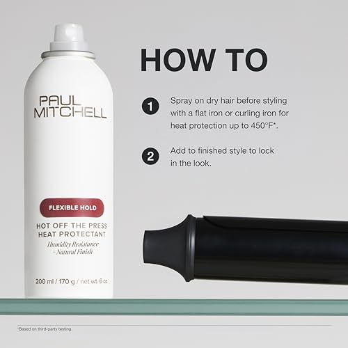 Paul Mitchell Hot Off The Press Heat Protectant Spray 450°F