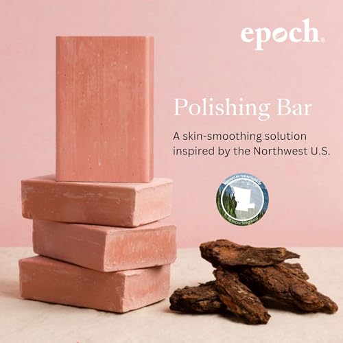 Nu Skin Epoch Polishing Bar | Ethnobotanical Skin Cleansing and Polishing Bar with Glacial Marine Mud | Discover the Tradition of Sisku¡¯pas Bark from the Northwest United States | 2 Pack