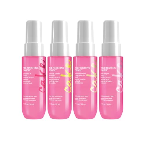 Cake Beauty Hair & Body Mist Gift Set - 4 x 30mL Travel Size