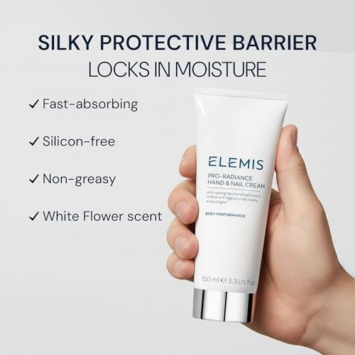 ELEMIS Pro-Radiance Anti-Aging Hand and Nail Cream, 3.3 Fl Oz