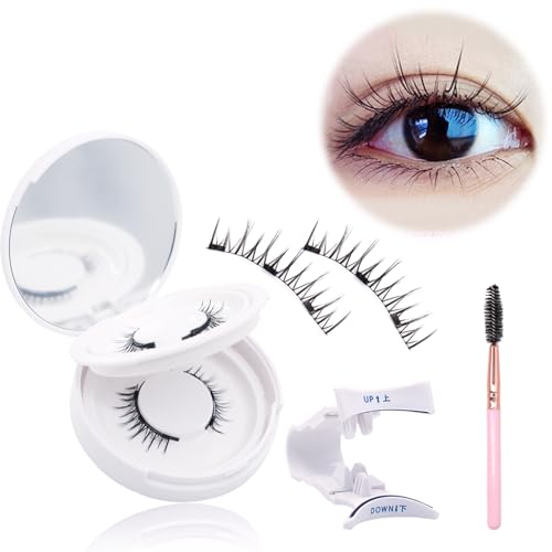 Magnetic Eyelashes Kit 2 Pairs with Applicator | Waterproof Reusable