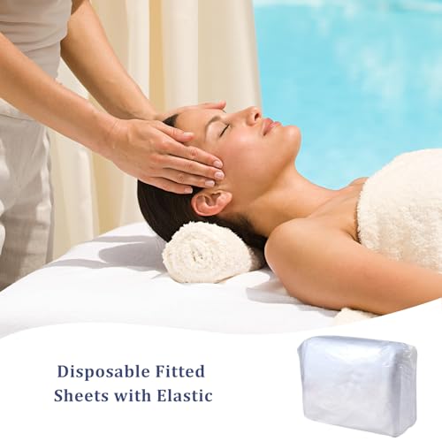Disposable Fitted Massage Table Sheets 36x85 Inch, 30 Pack