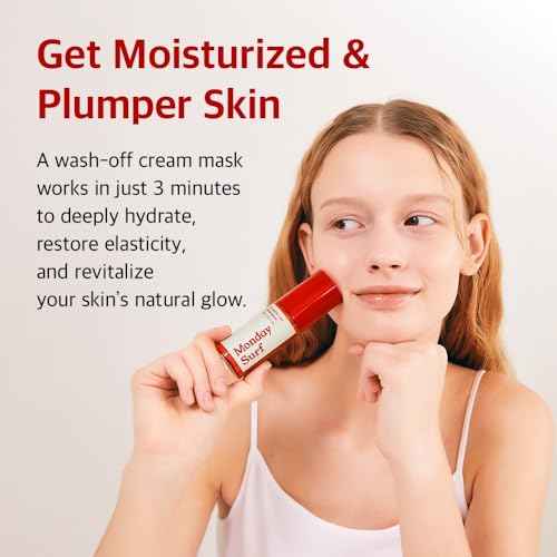 Collagen Flex Repair Mask, 20-Use Value Pack, 3-Minute Hydration & Elasticity Boost, Eco-Friendly Wash-Off Cream, Pore Minimizing & Skin Refining, Korean Skin care, 1.67 Fl Oz