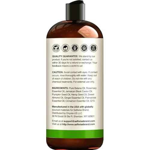 Batana Oil for Hair Growth - 100% Pure, Organic, Cold-Pressed, Unrefined from Honduras by Dr. Sebi - Natural, Vegan for Strong Roots and Thick Hair - Wild Growth for Hair, 16oz
