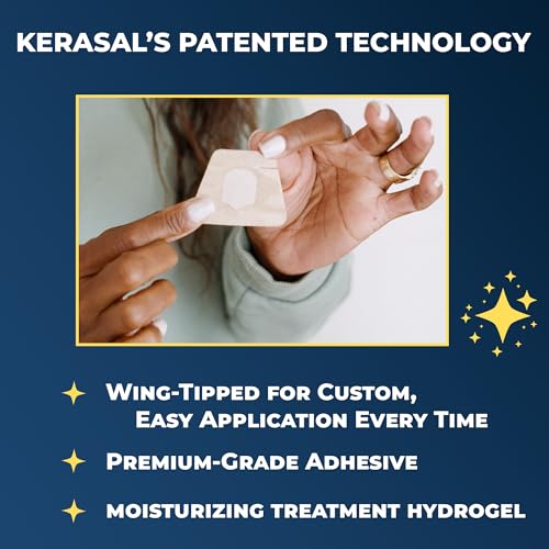 Kerasal Nighttime Renewal Fungal Nail Patches - 14 Patch Twin Pack - Overnight Nail Repair for Nail Fungus Damage, 8-Hour Nail Treatment Restores Healthy Appearance