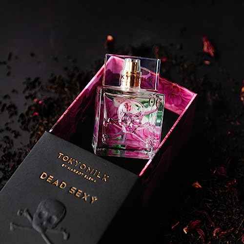 TOKYOMILK Dead Sexy Embossed Eau de Parfum, 3.4 fl oz, 100 ml, Deep Vanilla, Exotic Wood, White Orchid, & Ebony Perfume for Women, Romantic & Ethereal Luxury Fragrance Spray