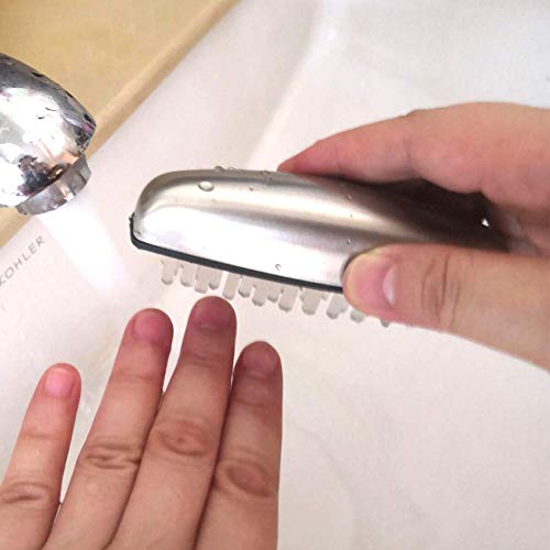 Stainless Steel Hand & Nail Brush Cleaner for Odor Removal