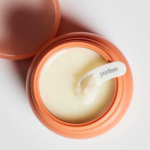 p?rlisse Pumpkin Chai Latte Cleansing Balm - Hydrating Facial Cleanser Enriched with Pumpkin, Chai & Soy Milk - Makeup Remover Balm & Gentle Face Wash for Women & Men (3.4 oz)