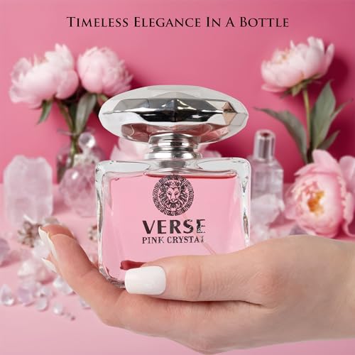 Verse Pink Crystal Eau De Parfum for Women 100ml - Floral Fruity Fragrance