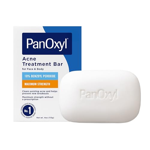 PanOxyl 10% Benzoyl Peroxide Acne Treatment Bar, 4 oz