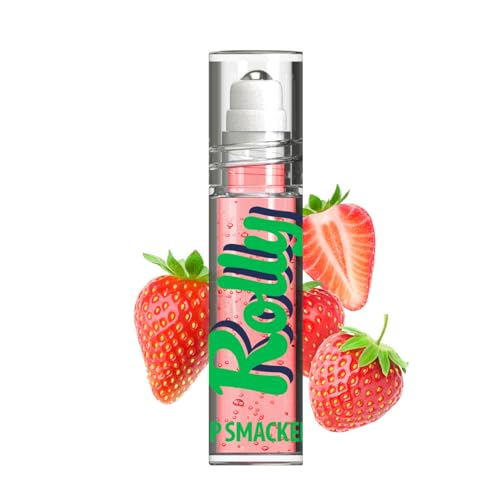 Lip Smacker Rolly Lip Gloss - Strawberry - 0.2 Fl Oz - Classic Roller-Ball Design