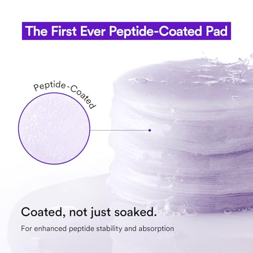 Collagen Peptide Jelly Toner Pads | Dual-Function Skincare for Wrinkle Care | Pore Tightening, Elasticity Boost, and Glow Radiance, Korean Skincare | 6.76 fl.oz.(200ml)*70Pads