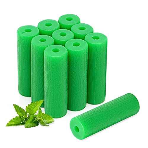 BVN Aligner Chewies, 10 Pieces Orthodontic Chewies, Retainer Chewies, Dental Chewies for Aligners, Orthodontic Dental Chewies Munchies, Green