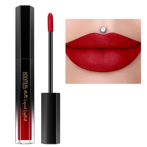 HOOMUSS Long Lasting Matte Liquid Lipstick - M13 True Red
