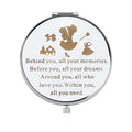 FEELMEM Fairy Compact Mirror Princess Gift Behind You All Your Memories Princess Fans Gift