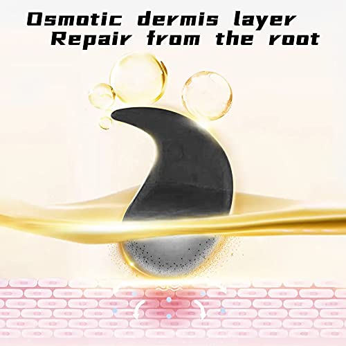 Adofect 30 Pairs Black Collagen Under Eye Mask Anti-Aging Hyaluronic Acid Eye Patches for Moisturizing & Reducing Dark Circles, Luxury Gift for Women and Men, Black