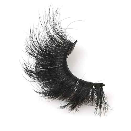 Gmagictobo False Eyelashes Dramatic 25MM Lashes 3D Faux Mink Lashes Wispy Pack Long Thick Volume Soft Strips False Lashes 8 Pairs Multipack