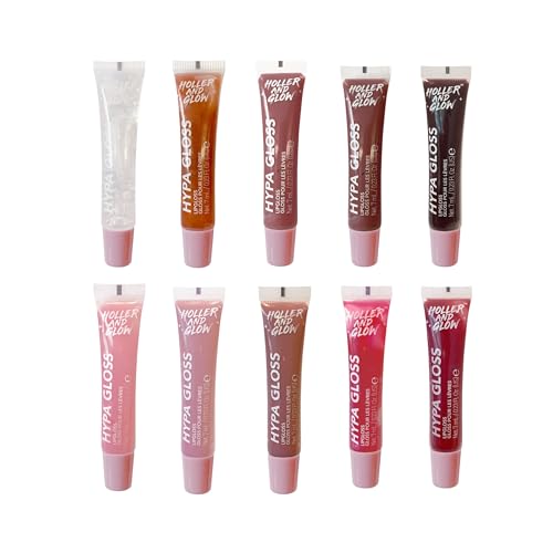 Holler & Glow It's All Glossy Lip Gloss Set - 10 Piece