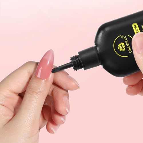 UNA GELLA A1 Nail Glue Remover 30ML - Built-in Crowbar, Acetone-Free Gel Nail Remover