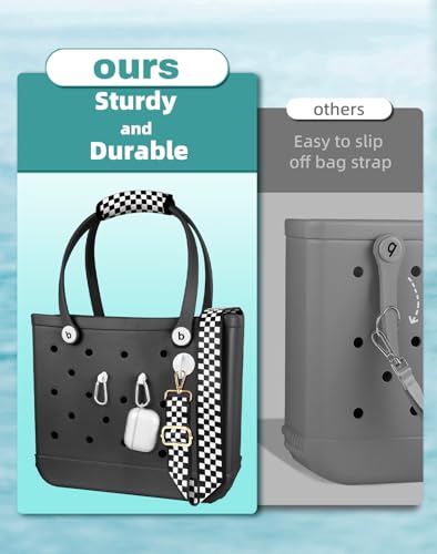 Bogg Bag Strap with Neoprene Handle Wrap & Key Holders