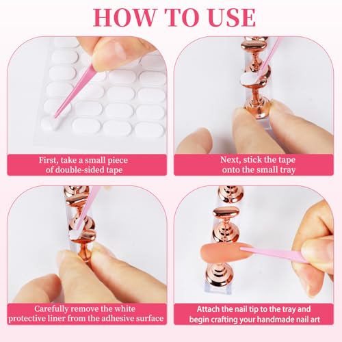 25-Piece Nail Art Tools Set with Brushes, Dotting Tools & Stands