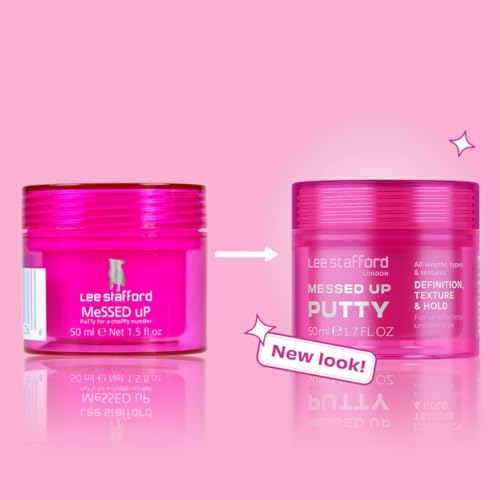 Lee Stafford Messed Up Putty Hair Wax - Lightweight Styling Putty