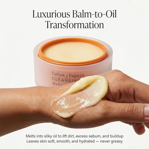 Tallow Cleansing Balm - Natural Makeup Remover for Sensitive Skin