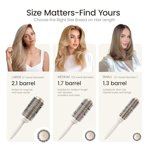 AIMIKE NaturaVol PLUS 1.7" Round Brush for Blow Out