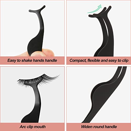 26-Piece False Eyelash Applicator Tool Set - Stainless Steel