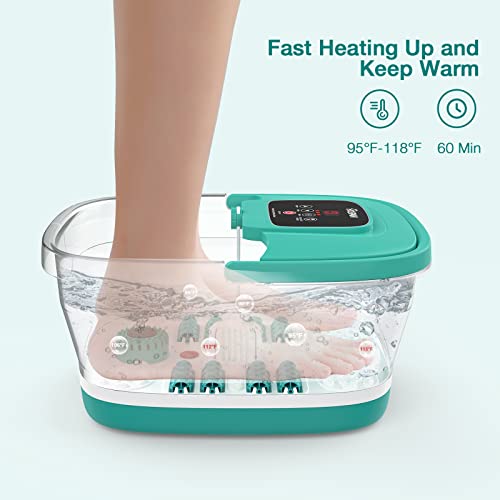 HOSPAN Collapsible Foot Spa with Heat & Shiatsu Massage - FS01A