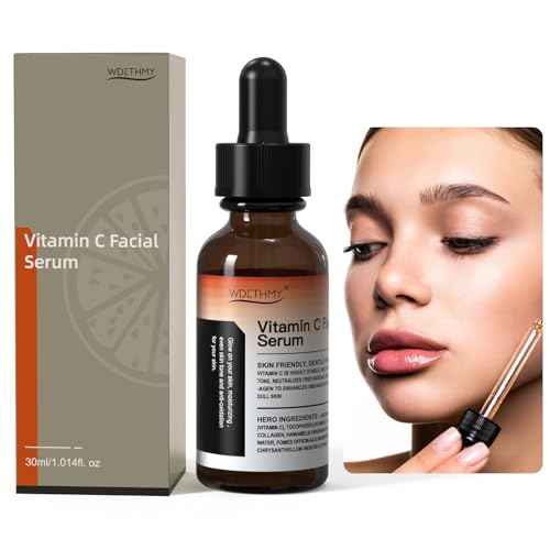 Vitamin C Serum For Face-Vitamin C&E, Hyaluronic Acid, Collagen & Niacinamide - Brightening, Hydrating & Anti-Aging Serum - Improve Dark Spots, Even Skin Tone, Wrinkles, Fine Lines for Daily Skin Care
