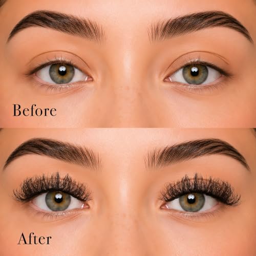 VLuxe DD Curl Real Mink Eyelashes - Dramatic Fluffy Strip Lashes